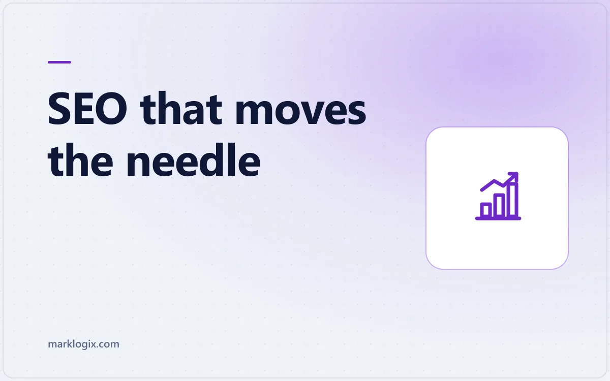 SEO for small businesses — what moves the needle in the first six months